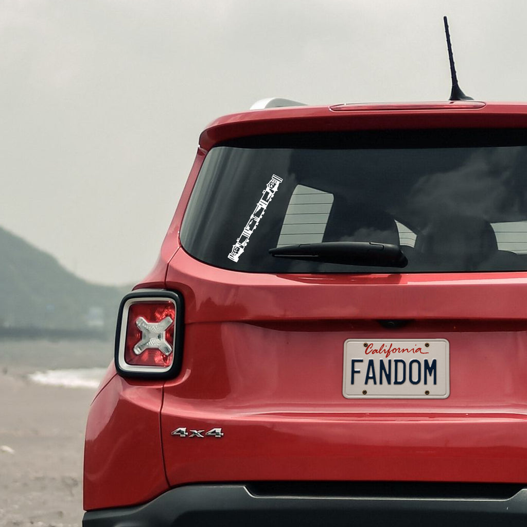 The Apprentice's Saber Vinyl Decal