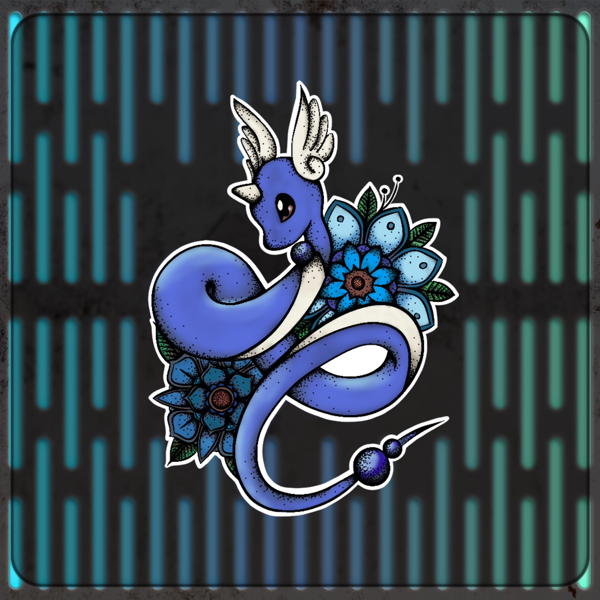 Kanto Air Dragon Vinyl Sticker