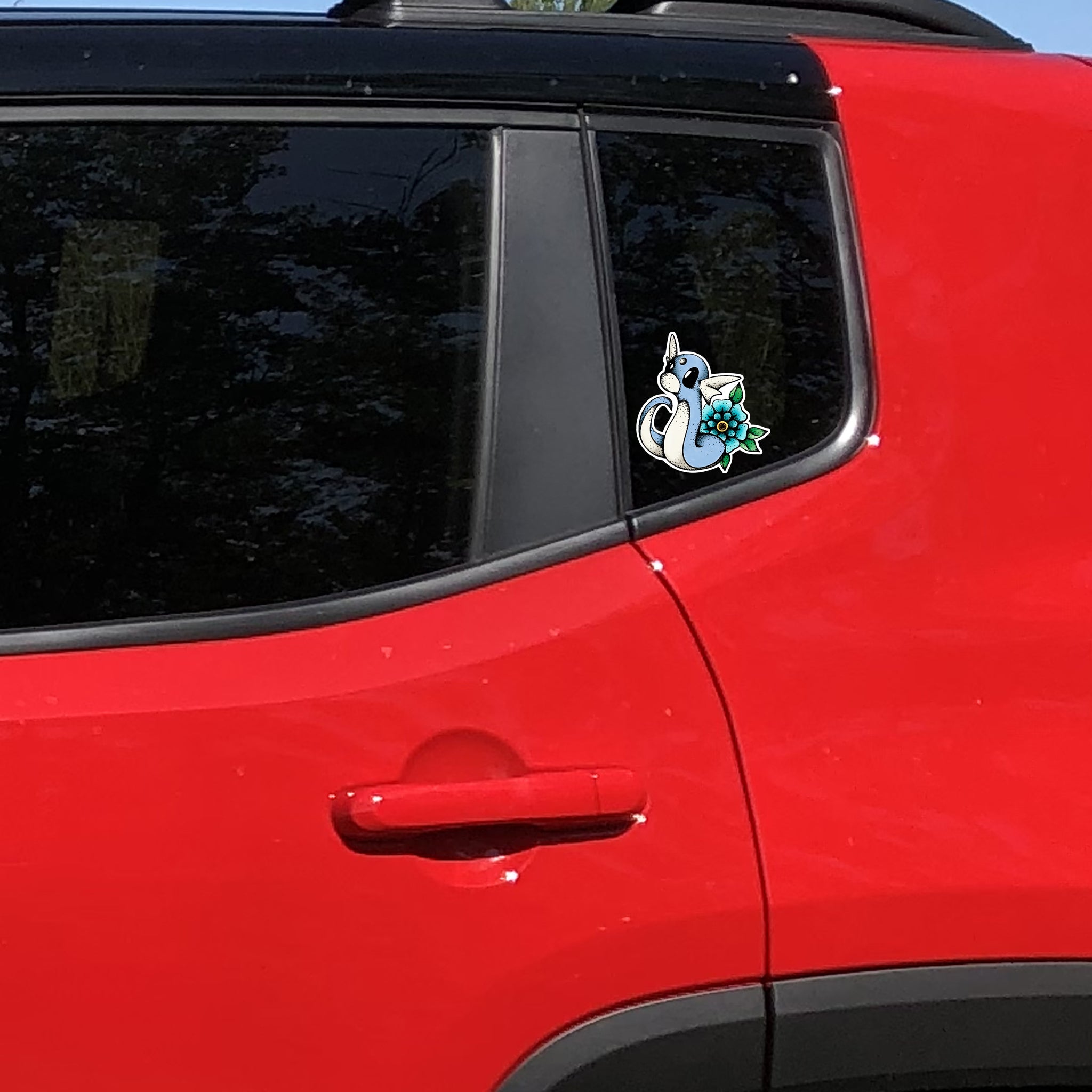 Tiny Kanto Dragon Vinyl Sticker