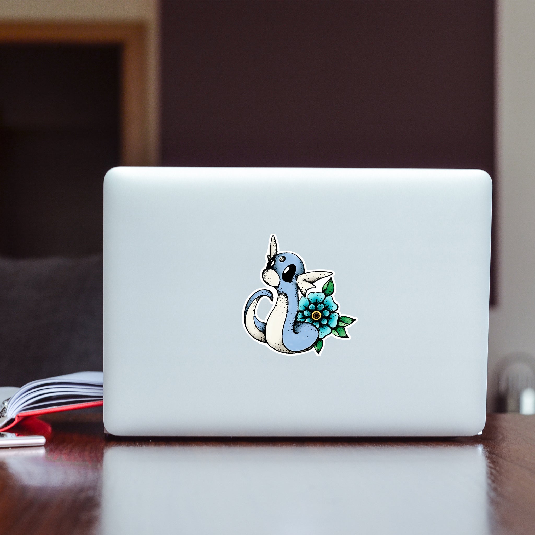 Tiny Kanto Dragon Vinyl Sticker