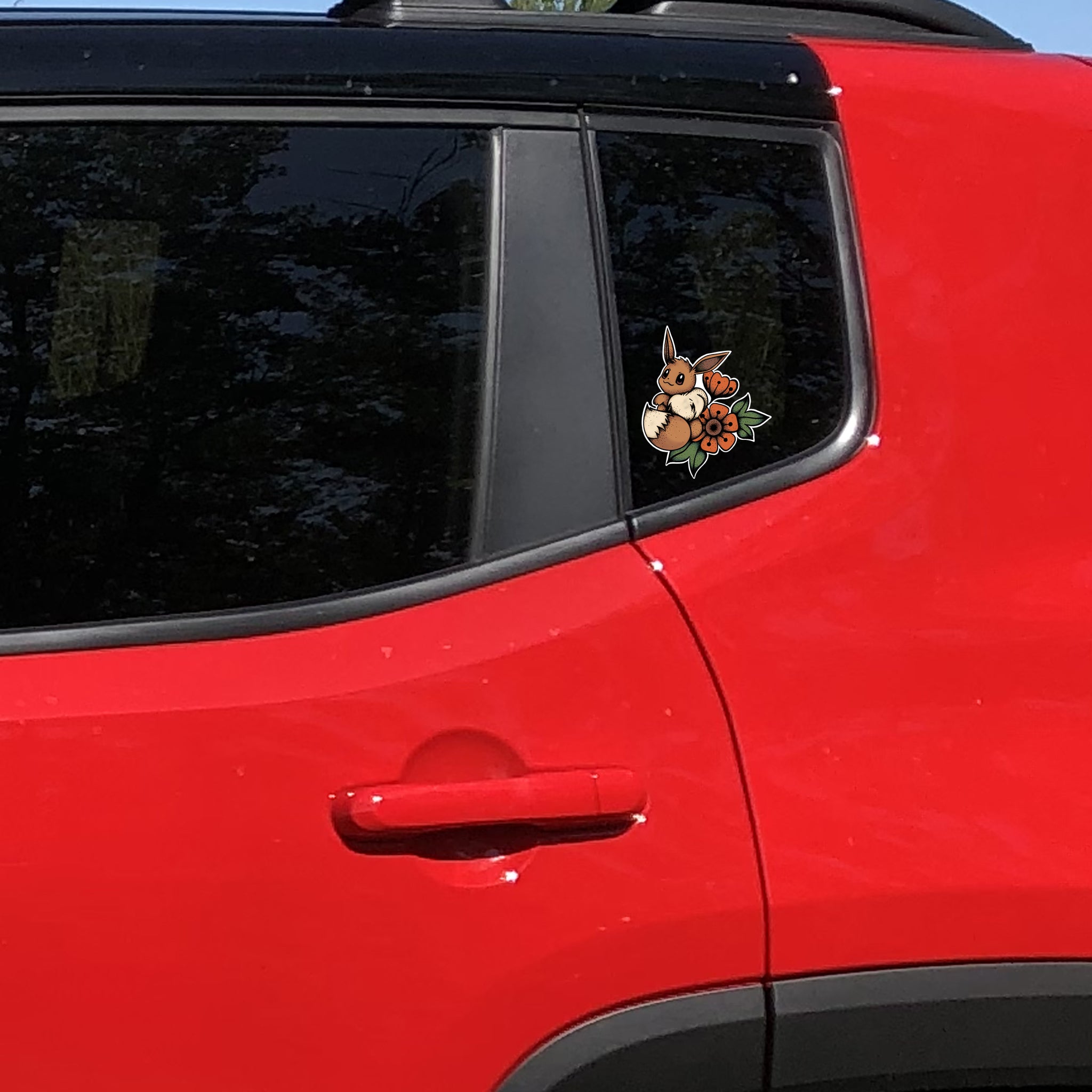 Evolution Fox Vinyl Sticker