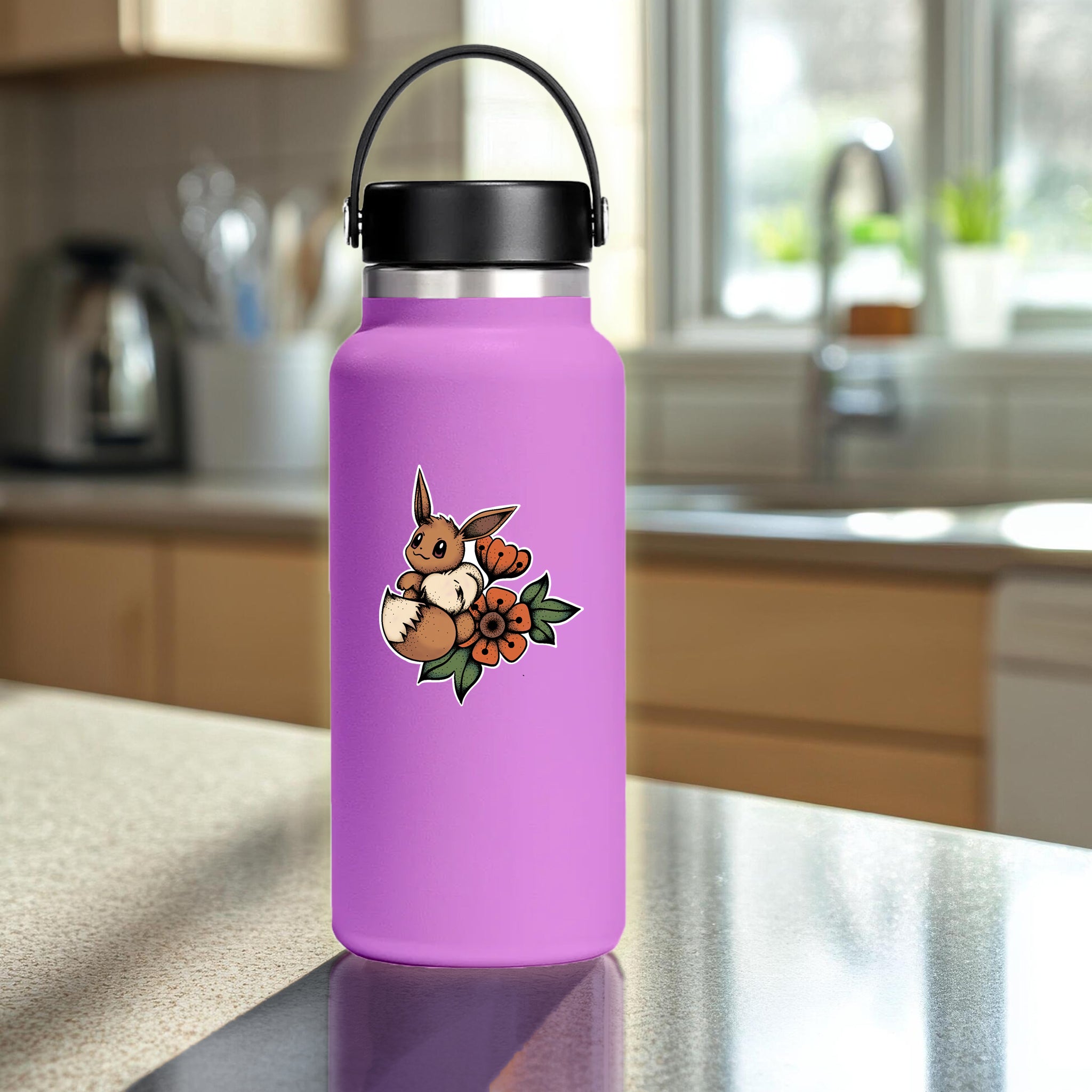 Evolution Fox Vinyl Sticker