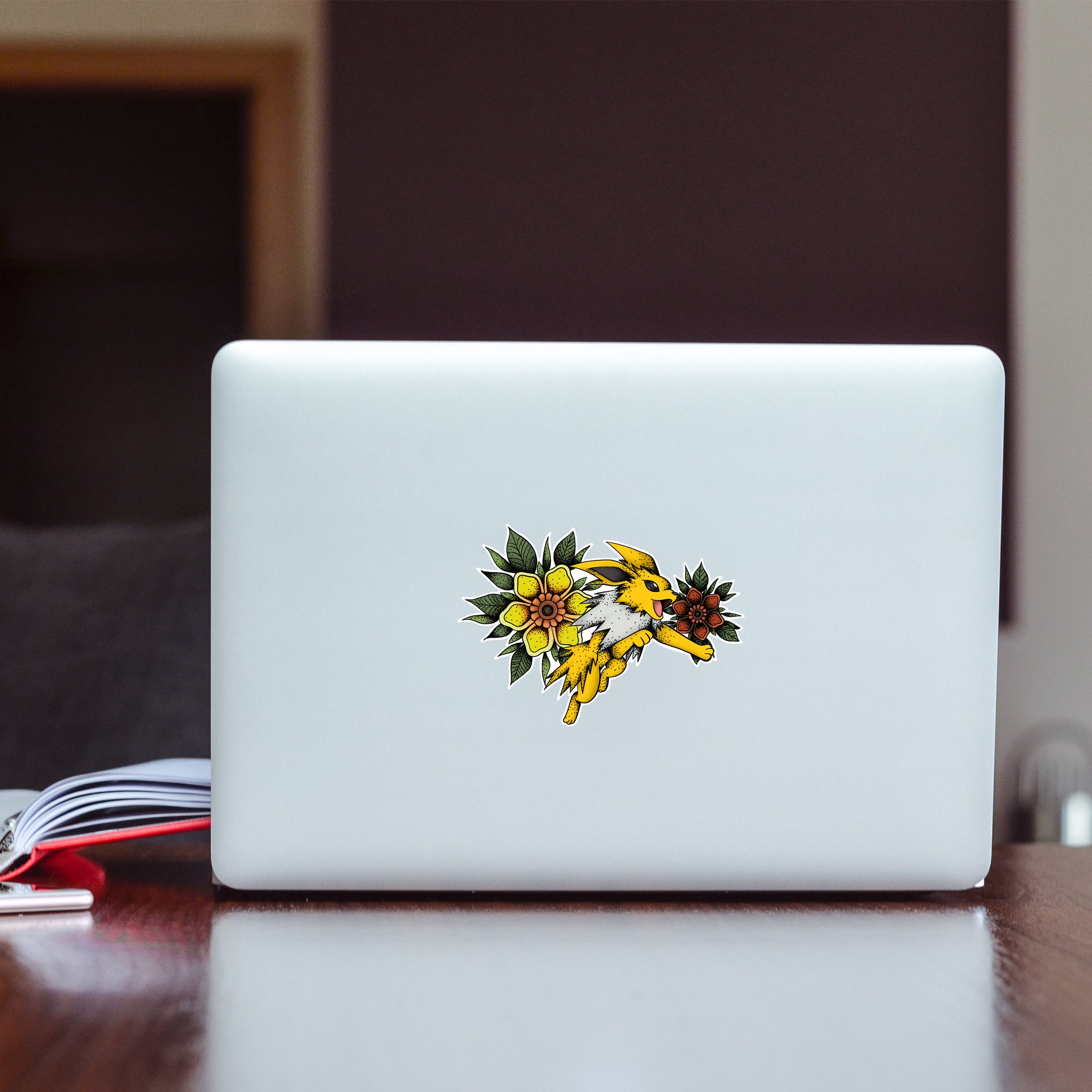 Electric Evolution Dog Vinyl Sticker