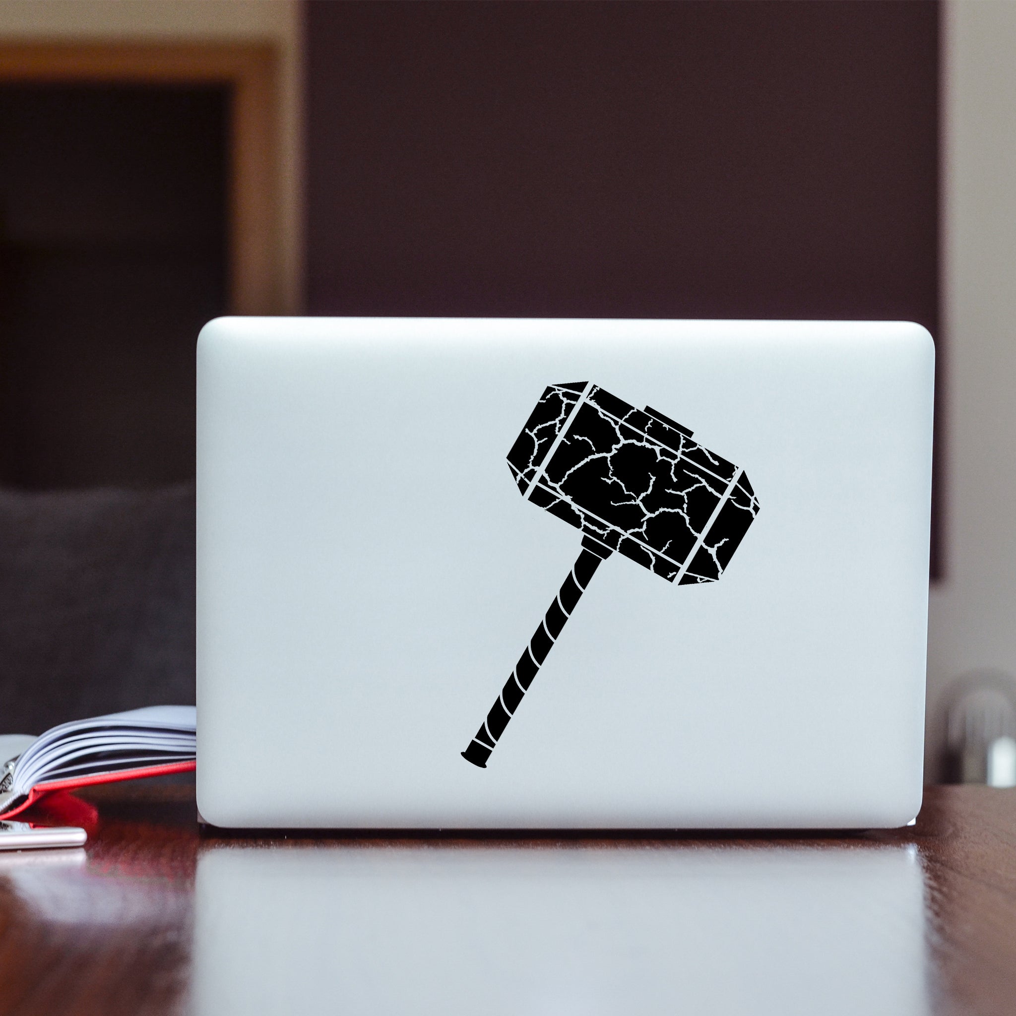 Mjolnir Cracked Vinyl Decal